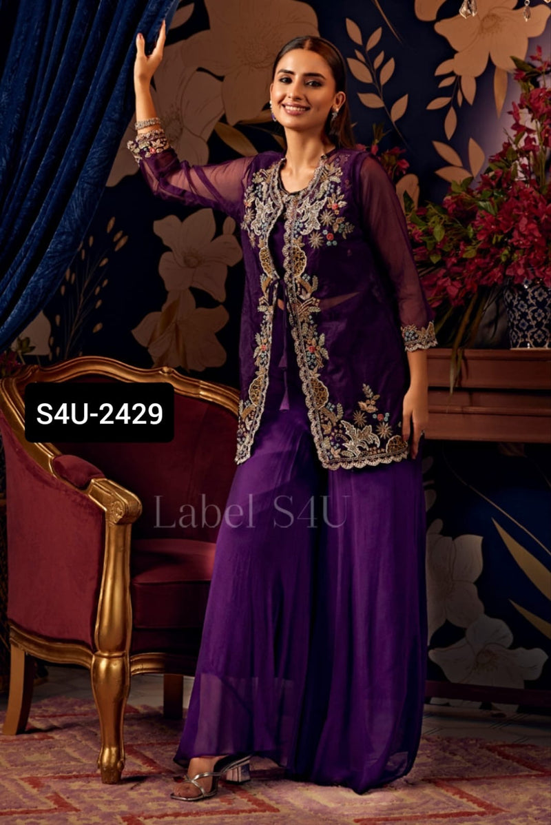 S4u Shivali Dno 2429 Fancy Stylish Party Wear Designer Kurti