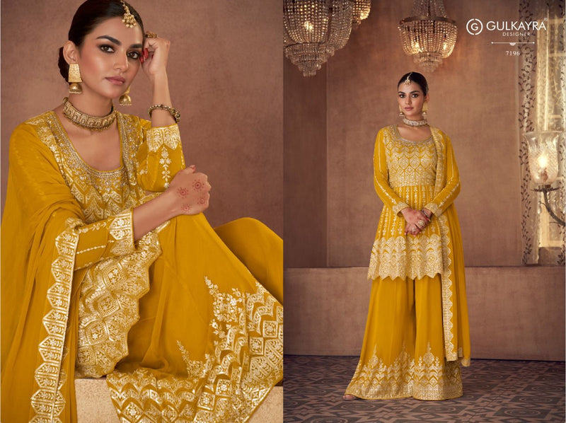 Gulkayra Designer Vaani Georgette Heavy Embroidery Work Fancy Partywear Kurti