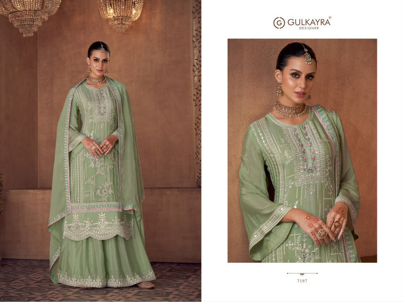 Gulkayra Designer Vaani Georgette Heavy Embroidery Work Fancy Partywear Kurti