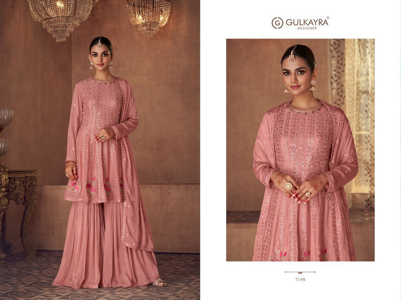 Gulkayra Designer Vaani Georgette Heavy Embroidery Work Fancy Partywear Kurti