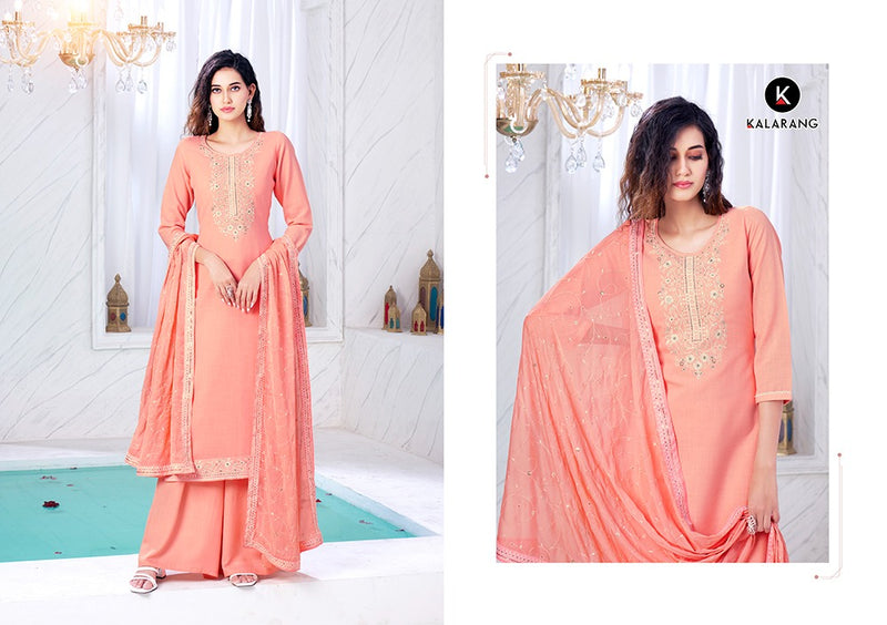 Kalarang Fashion Bhavini Viscose Cotton Heavy Work Fancy Designer Salwar Kameez