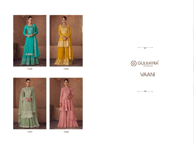 Gulkayra Designer Vaani Georgette Heavy Embroidery Work Fancy Partywear Kurti