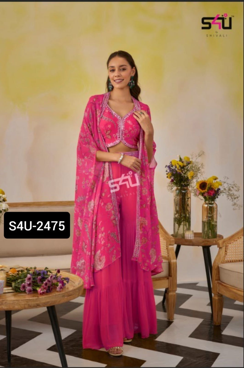 S4u Shivali Dno 2475 Fancy Stylish Party Wear Designer Kurti