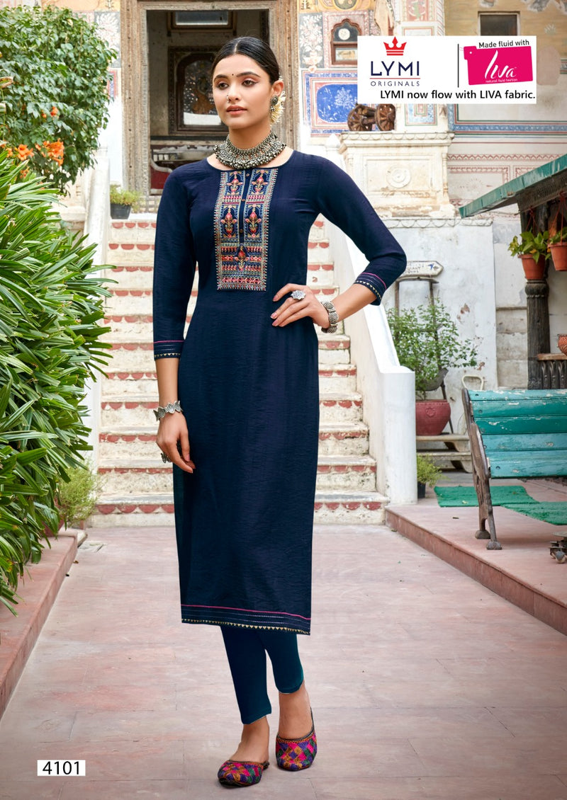Rangoon Aaina Vol 4 Viscose With Fancy Embroidery Work Kurtis