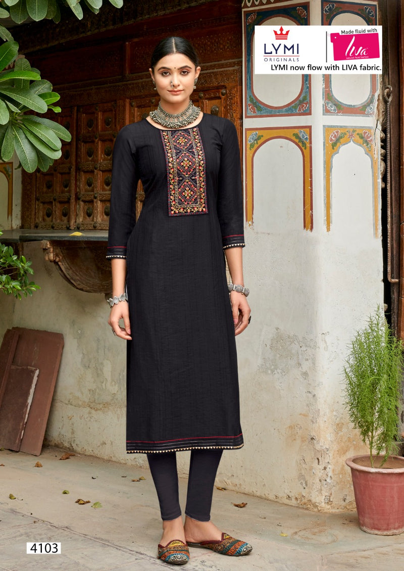 Rangoon Aaina Vol 4 Viscose With Fancy Embroidery Work Kurtis