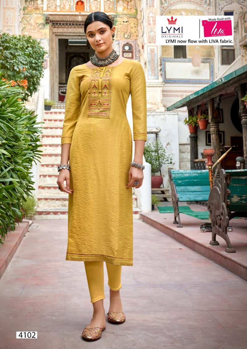 Rangoon Aaina Vol 4 Viscose With Fancy Embroidery Work Kurtis