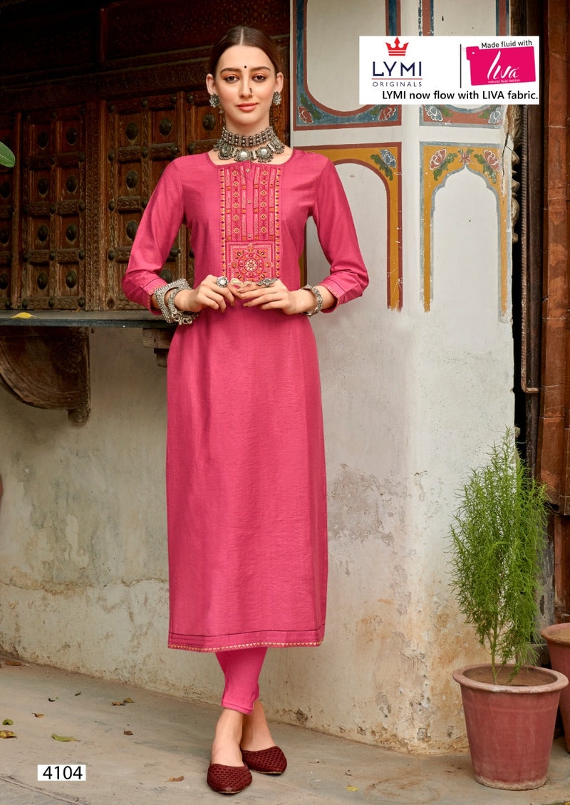 Rangoon Aaina Vol 4 Viscose With Fancy Embroidery Work Kurtis