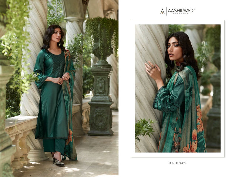 Aashirwad Creation Aarushi Silk Printed Designer Salwar Kameez
