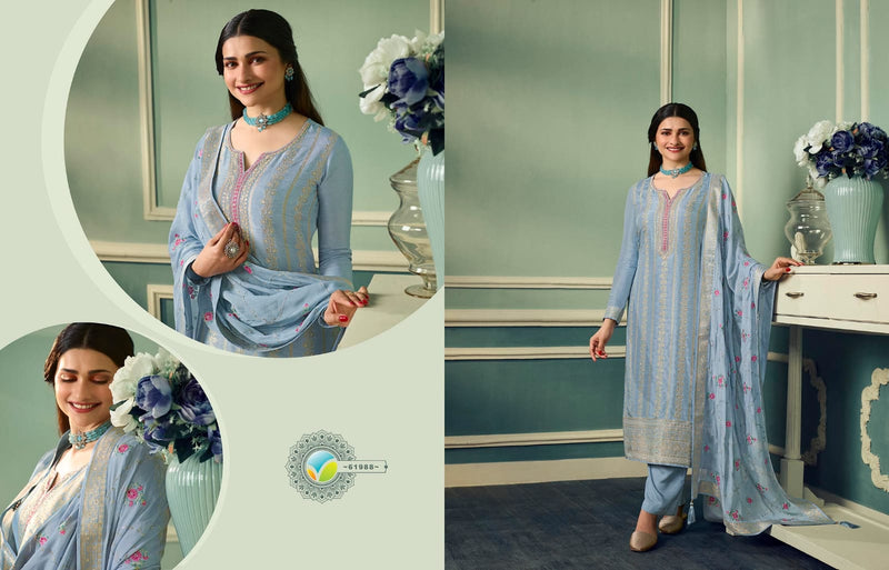 Vinay Fashion Kaseesh Aarzoo Vol 2 Dola Jacquard Zari Work Partywear Salwar Kameez