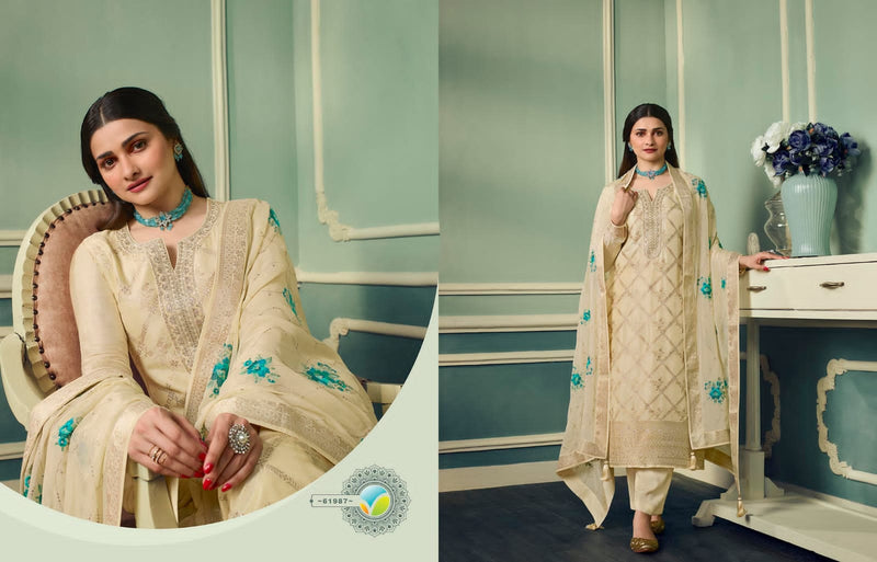 Vinay Fashion Kaseesh Aarzoo Vol 2 Dola Jacquard Zari Work Partywear Salwar Kameez