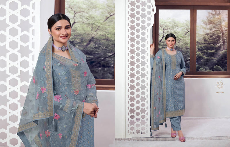 Vinay Fashion Kuleesh Aarzoo Vol 3 Dola Jacquard Designer Suits
