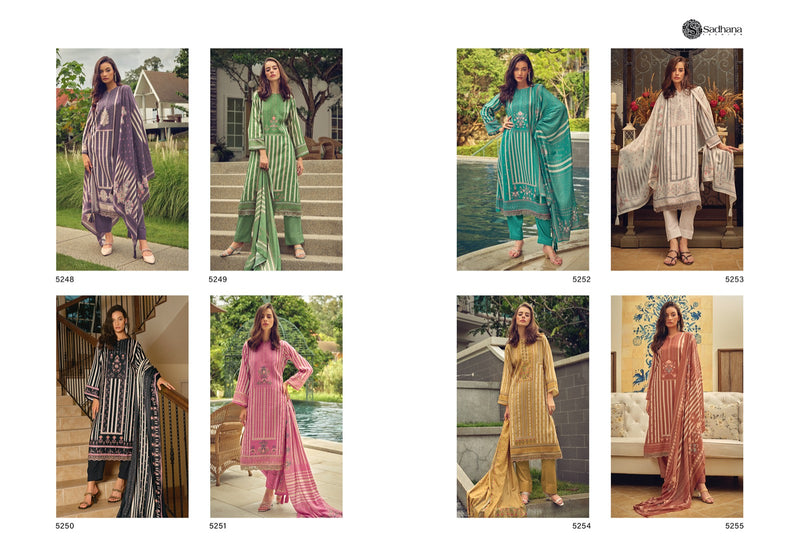 Sadhna Fashion Aasaib Pashmina With Digital Print Winter Wear Suit Collection