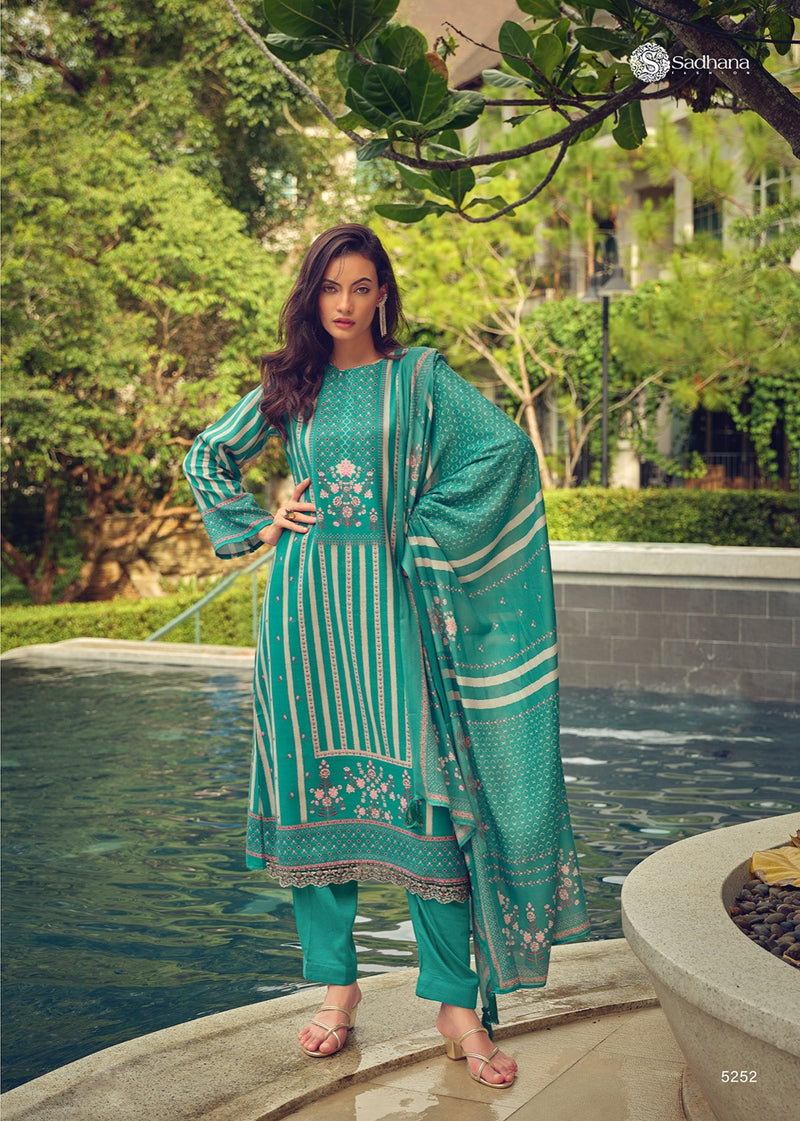 Sadhna Fashion Aasaib Pashmina With Digital Print Winter Wear Suit Collection