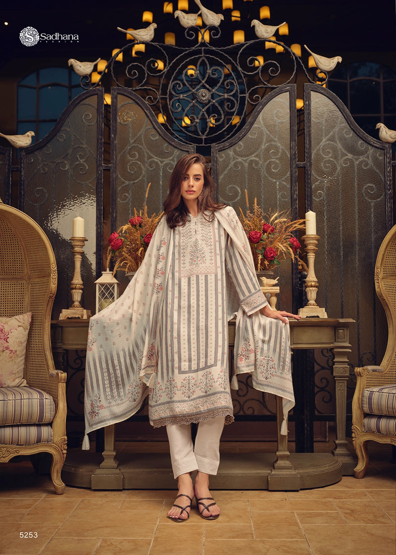 Sadhna Fashion Aasaib Pashmina With Digital Print Winter Wear Suit Collection