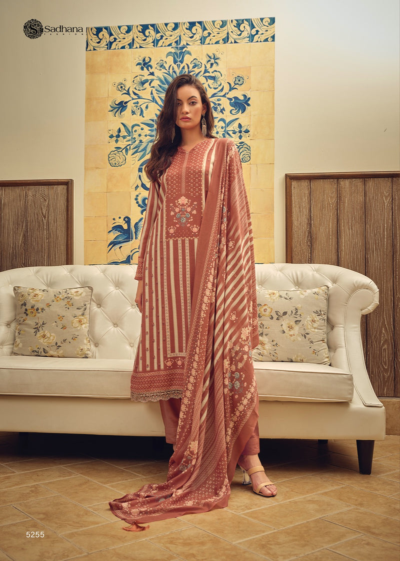 Sadhna Fashion Aasaib Pashmina With Digital Print Winter Wear Suit Collection