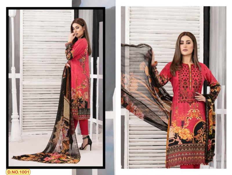 Agha Noor Aayat Vol 1 Lawn Cotton Digital Printed Fancy Salwar Kameez