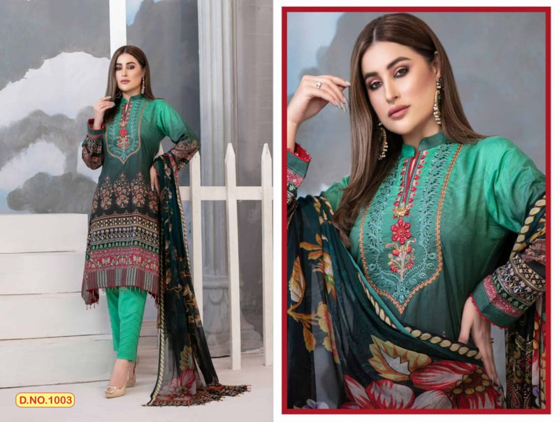 Agha Noor Aayat Vol 1 Lawn Cotton Digital Printed Fancy Salwar Kameez
