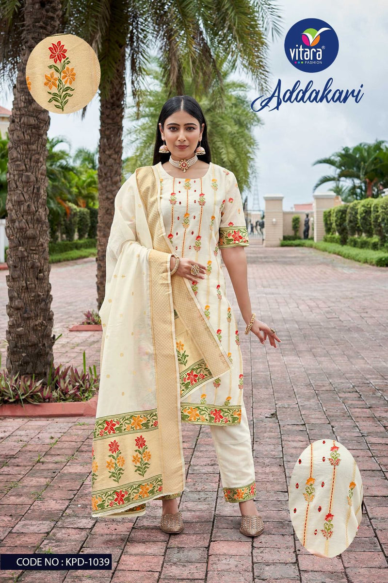 Vitara Fashion Adhakari Pick And Choose Viscose Designer Salwar Suit