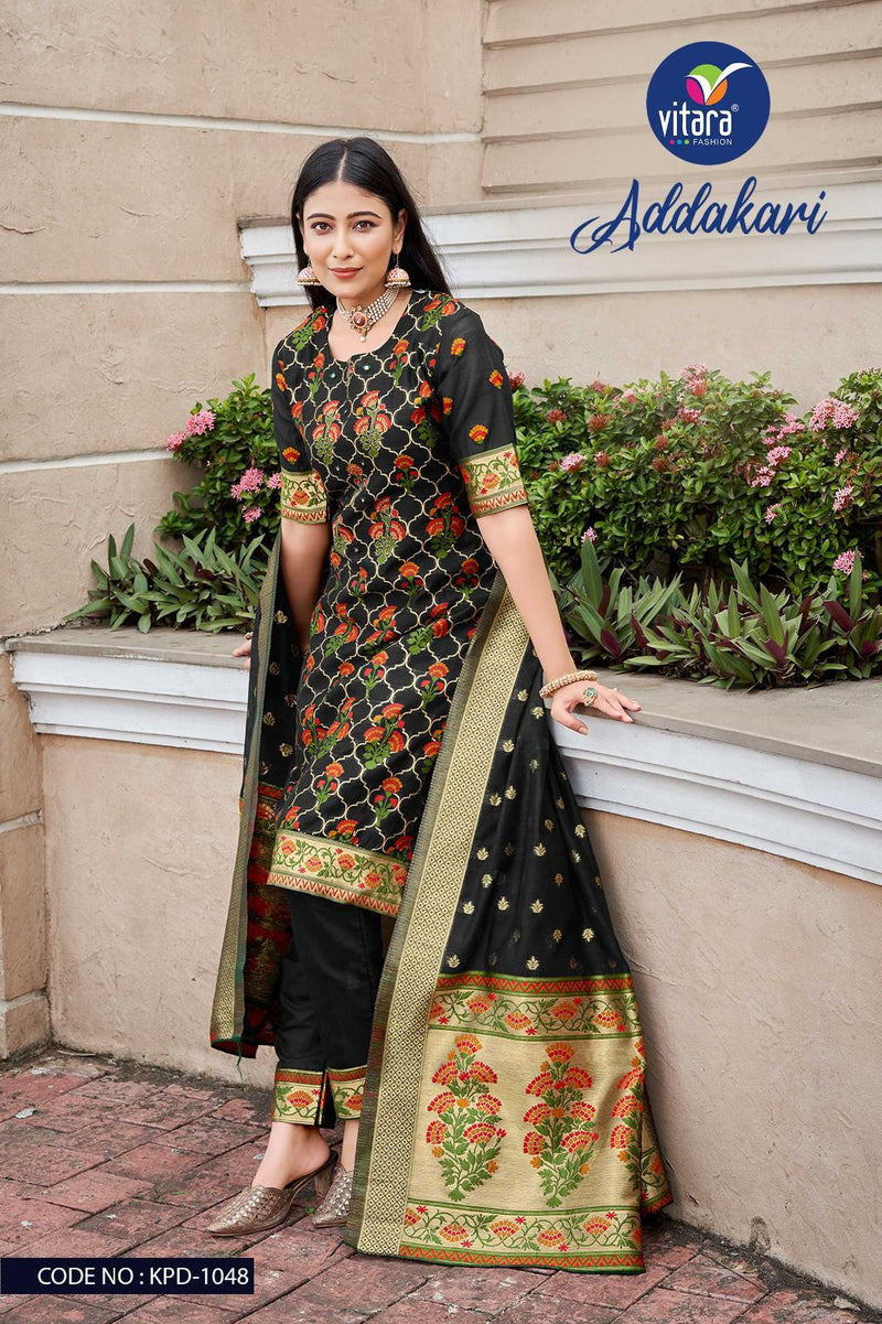 Vitara Fashion Adhakari Pick And Choose Viscose Designer Salwar Suit