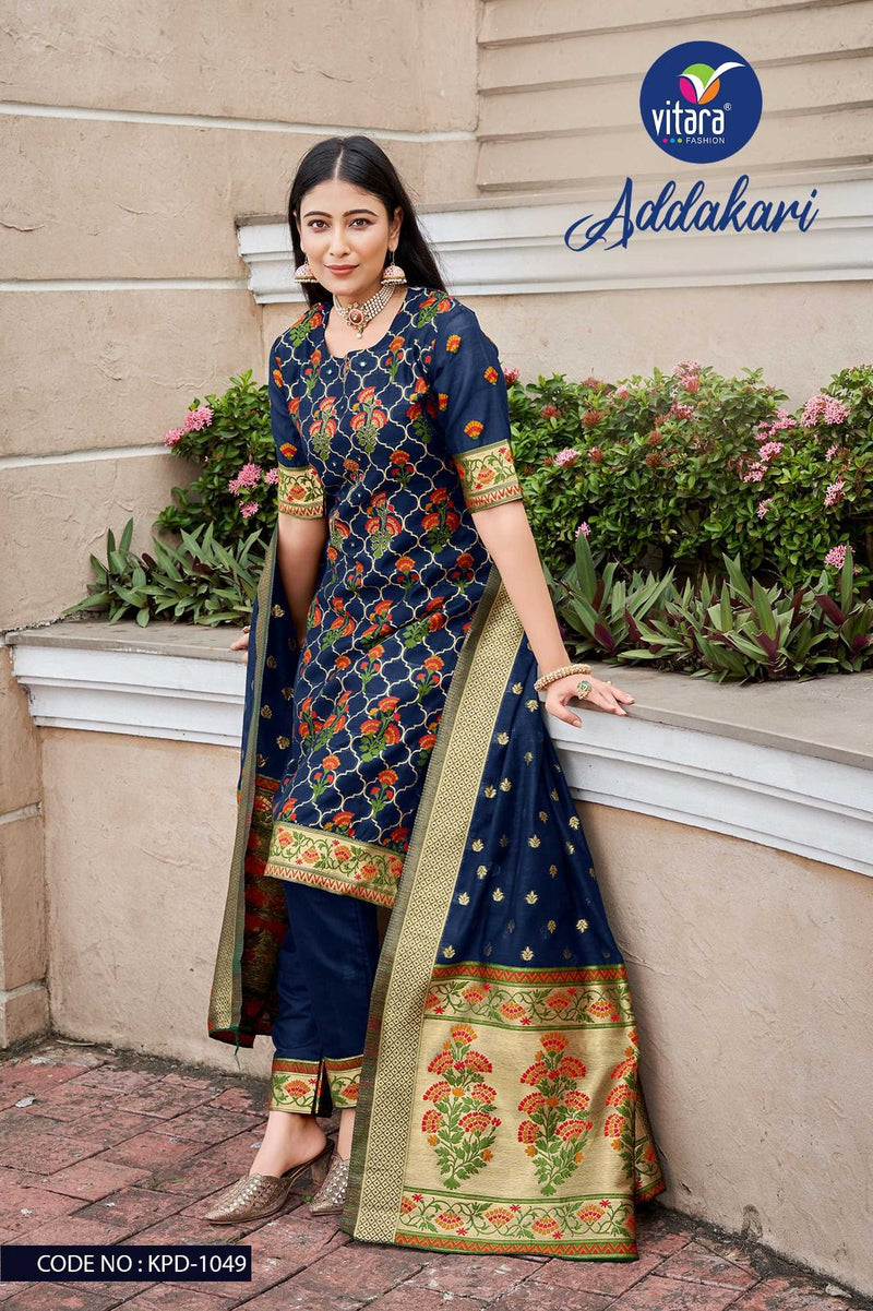 Vitara Fashion Adhakari Pick And Choose Viscose Designer Salwar Suit