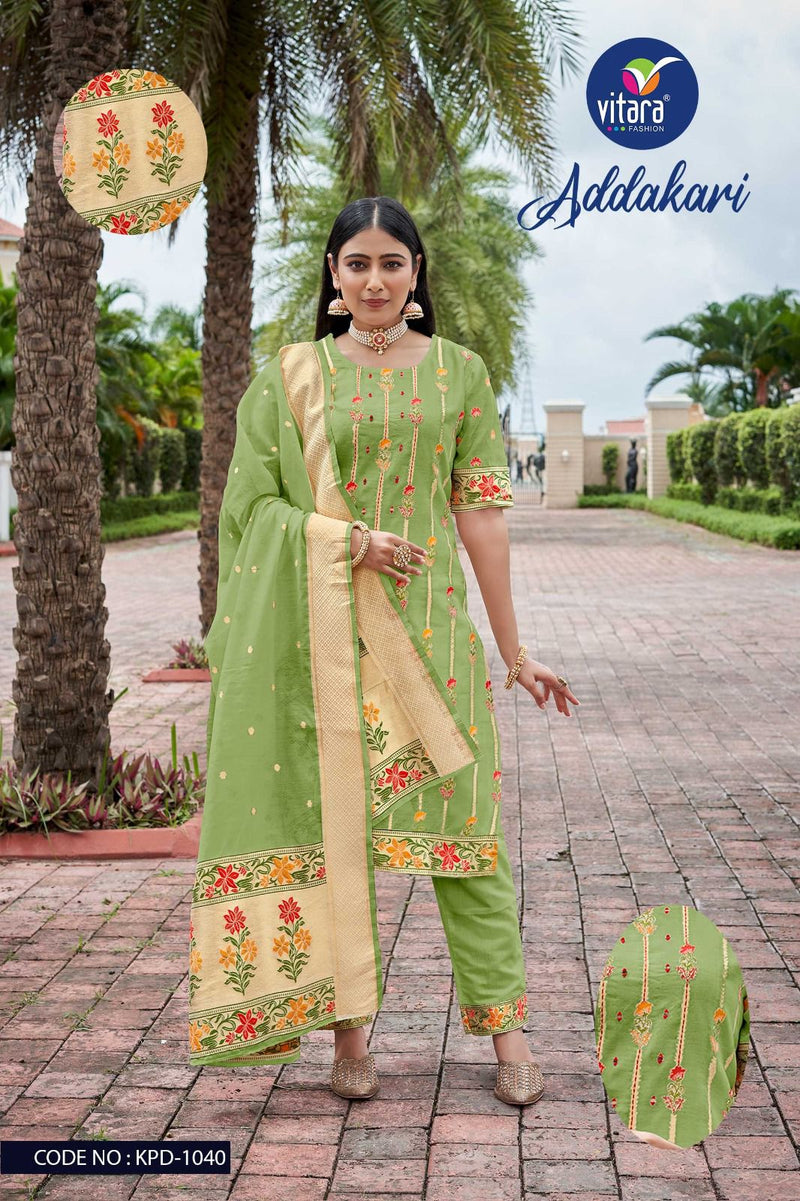 Vitara Fashion Adhakari Pick And Choose Viscose Designer Salwar Suit