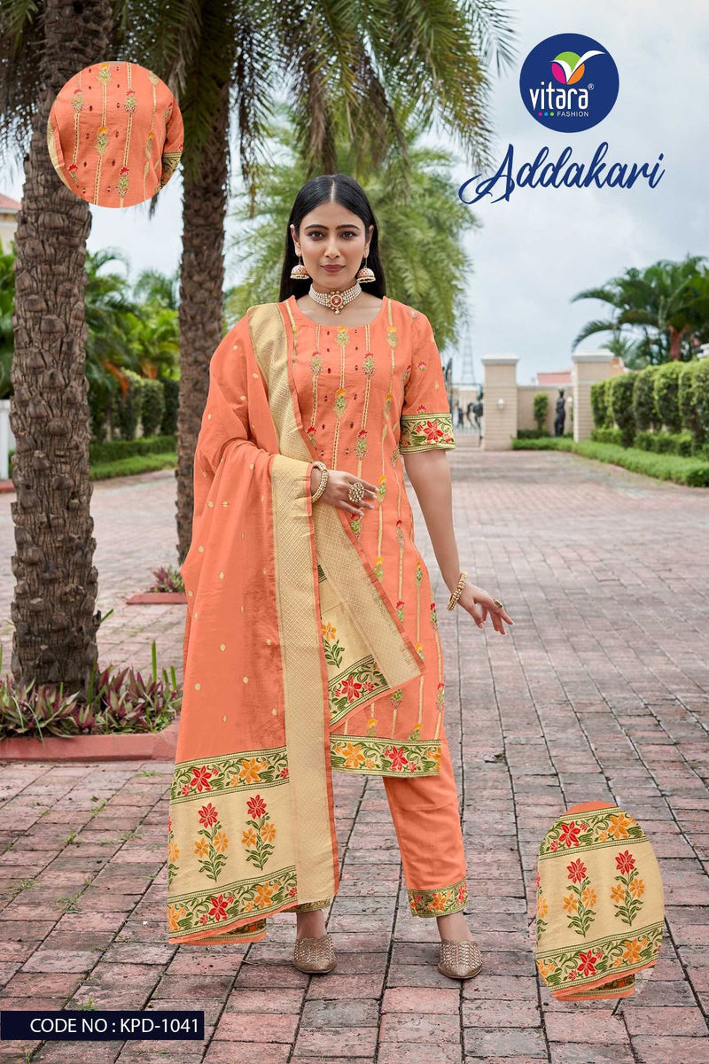 Vitara Fashion Adhakari Pick And Choose Viscose Designer Salwar Suit
