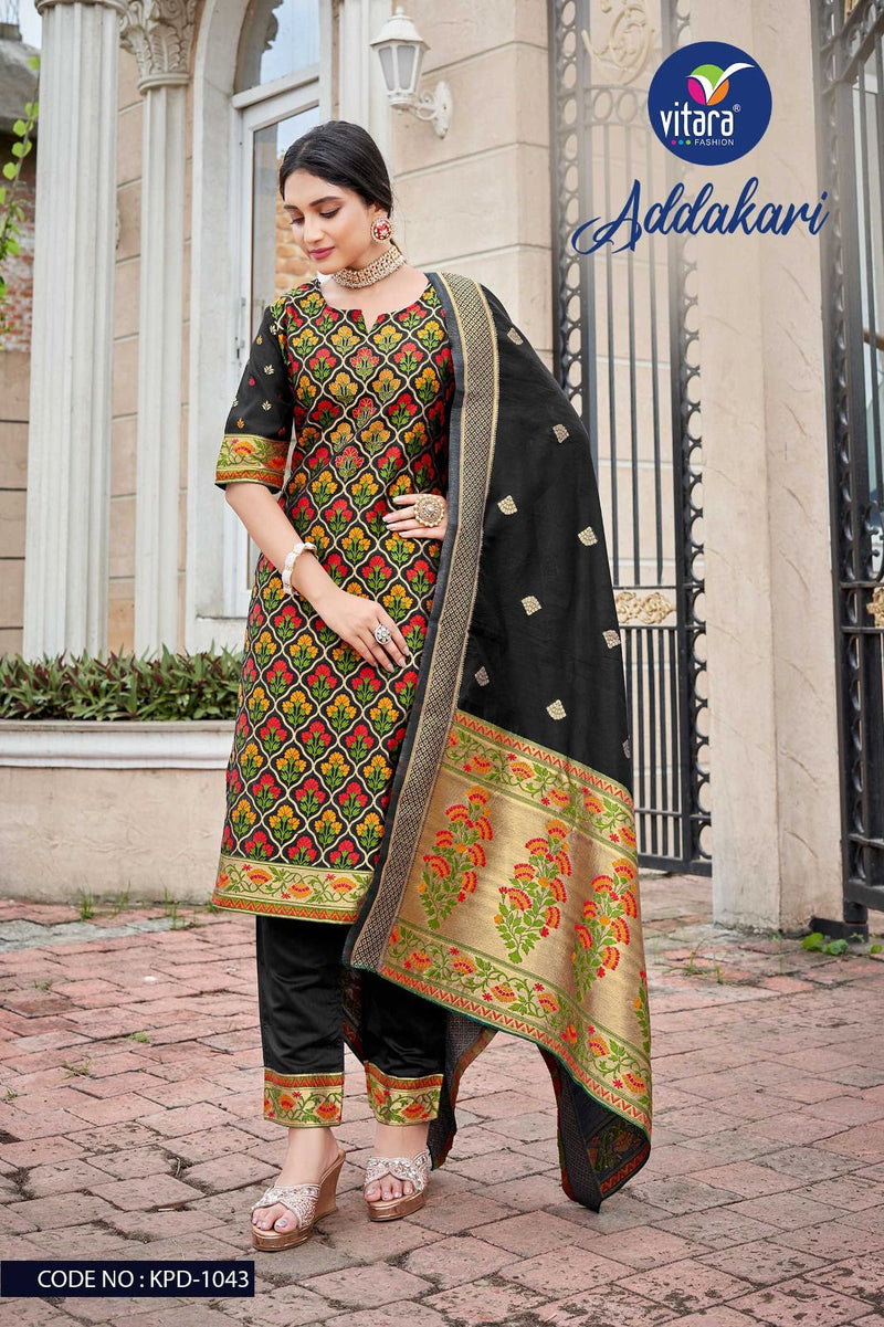Vitara Fashion Adhakari Pick And Choose Viscose Designer Salwar Suit