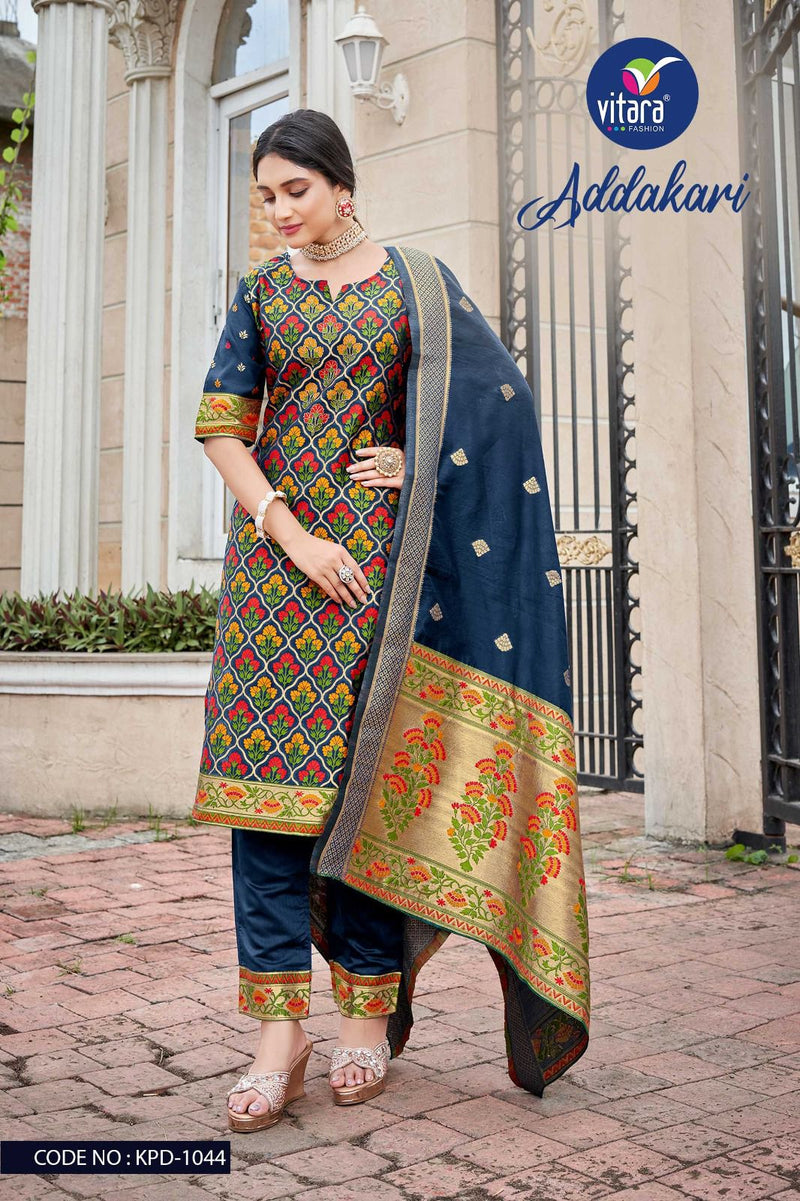 Vitara Fashion Adhakari Pick And Choose Viscose Designer Salwar Suit