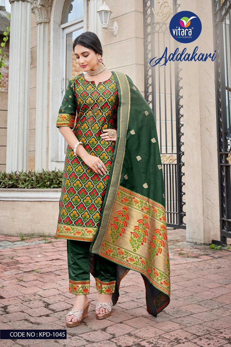 Vitara Fashion Adhakari Pick And Choose Viscose Designer Salwar Suit