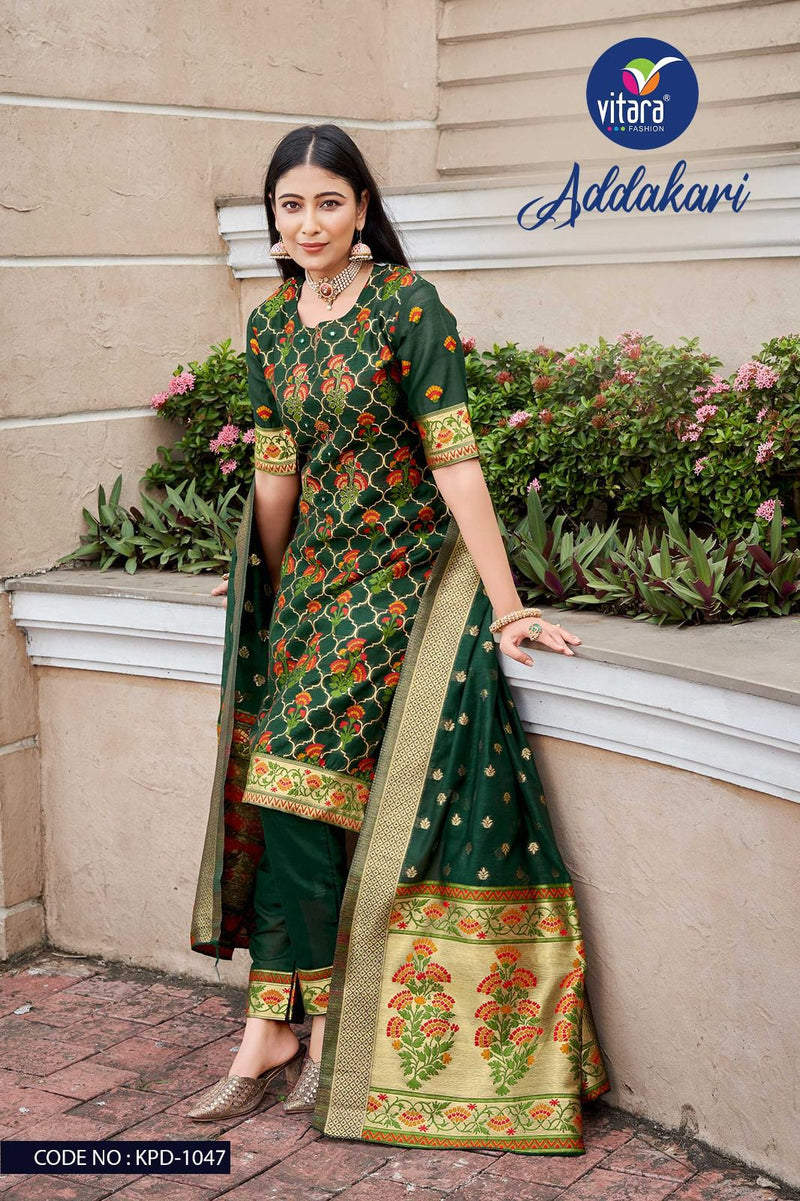 Vitara Fashion Adhakari Pick And Choose Viscose Designer Salwar Suit