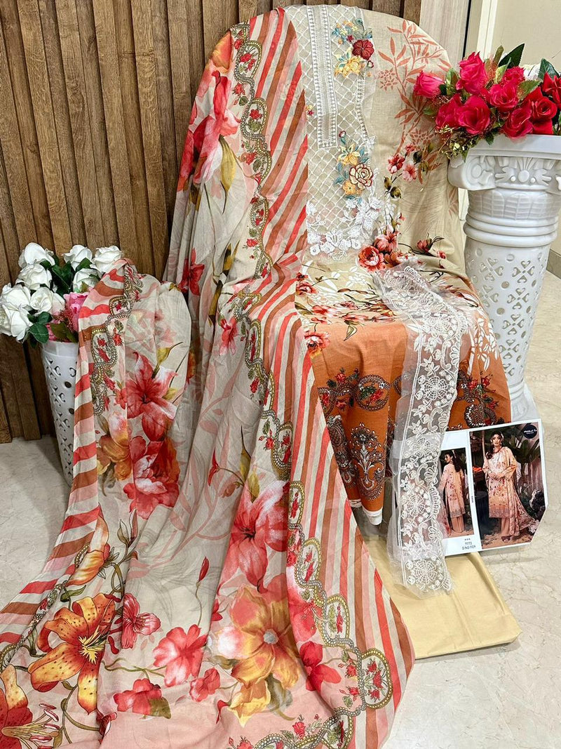Mehboob Tex Adan Libaas Summer Nx Cotton Print With Fancy Patch Embroidery Designer Salwar Kameez