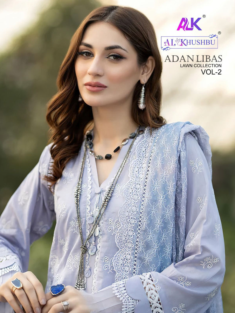 Al Khushbu Adan Libas Vol 2 Cotton With Heavy Embroidered Pakistani Suits