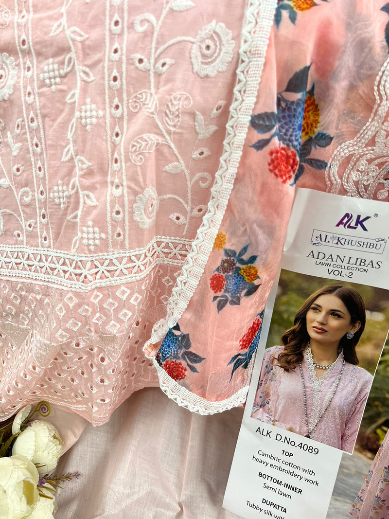 Al Khushbu Adan Libas Vol 2 Cotton With Heavy Embroidered Pakistani Suits