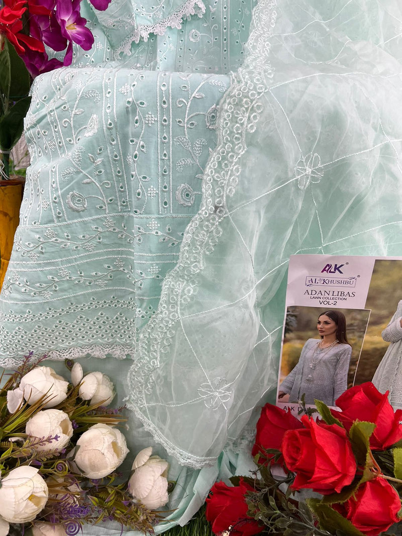 Al Khushbu Adan Libas Vol 2 Cotton With Heavy Embroidered Pakistani Suits