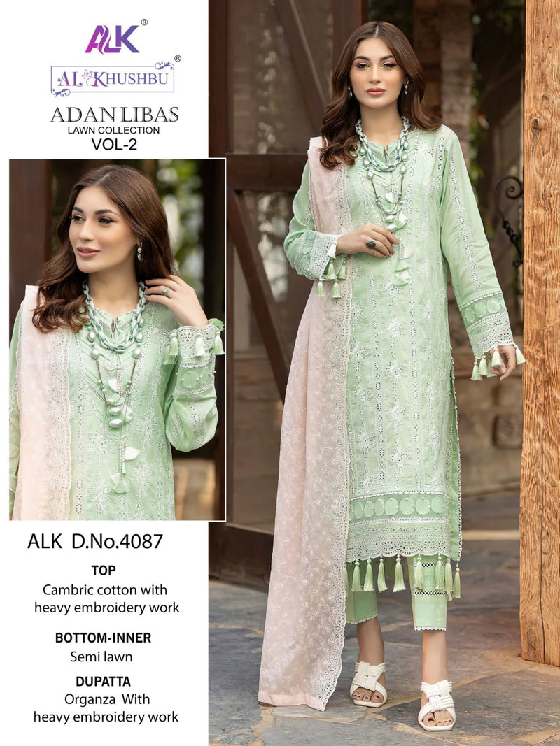 Al Khushbu Adan Libas Vol 2 Cotton With Heavy Embroidered Pakistani Suits