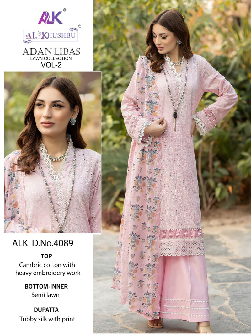 Al Khushbu Adan Libas Vol 2 Cotton With Heavy Embroidered Pakistani Suits