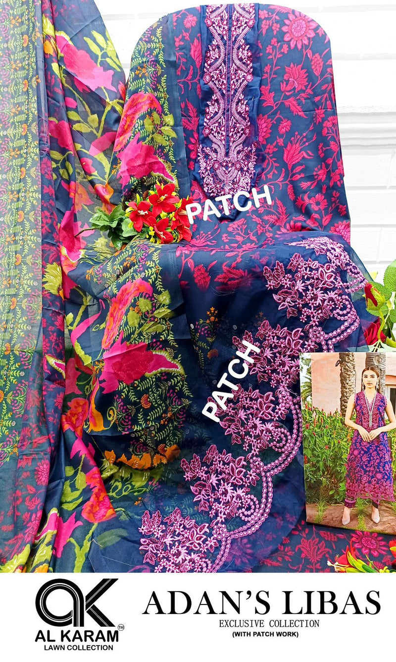 Al Karam Adans Libas Exclusive Collection Cotton Embroidery Suits