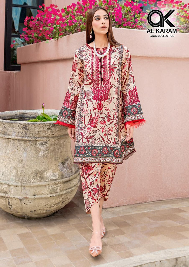 Al Karam Adans Libas Exclusive Collection Cotton Embroidery Suits