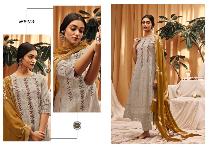 Jay Vijay Aimi Cotton With Fancy Embroidery Designer Traditional Wear Suits