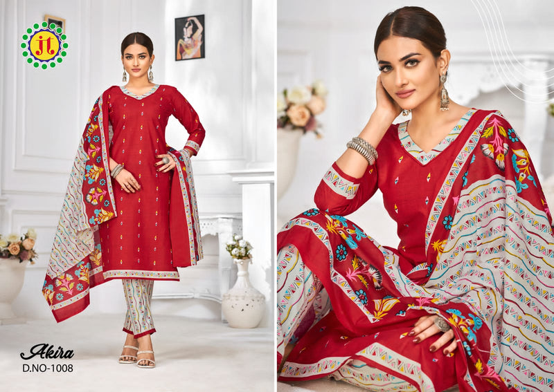 Jt Akira Vol 29 Cotton Printed Regular Wear Salwar Suit Collection