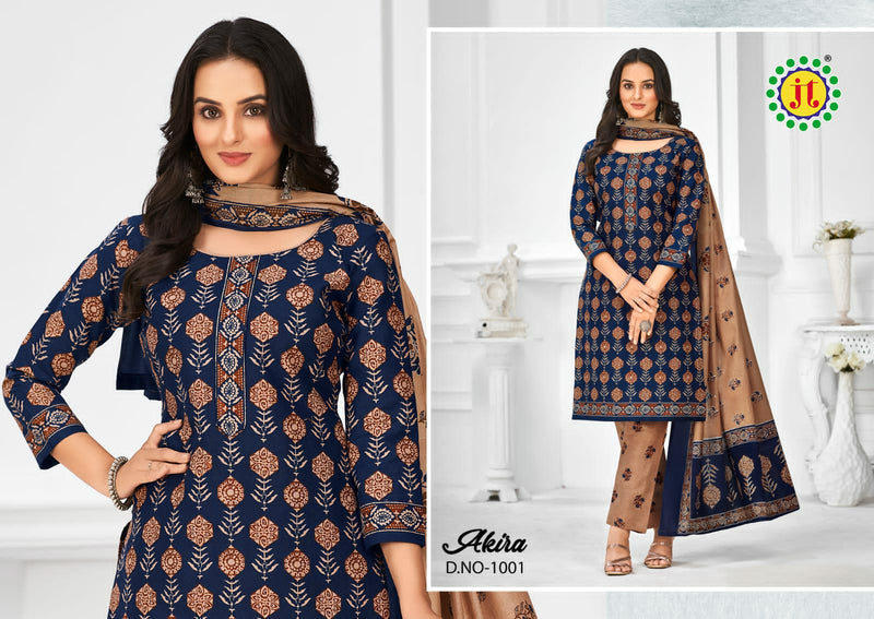 Jt Akira Vol 29 Cotton Printed Regular Wear Salwar Suit Collection
