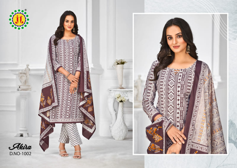 Jt Akira Vol 29 Cotton Printed Regular Wear Salwar Suit Collection