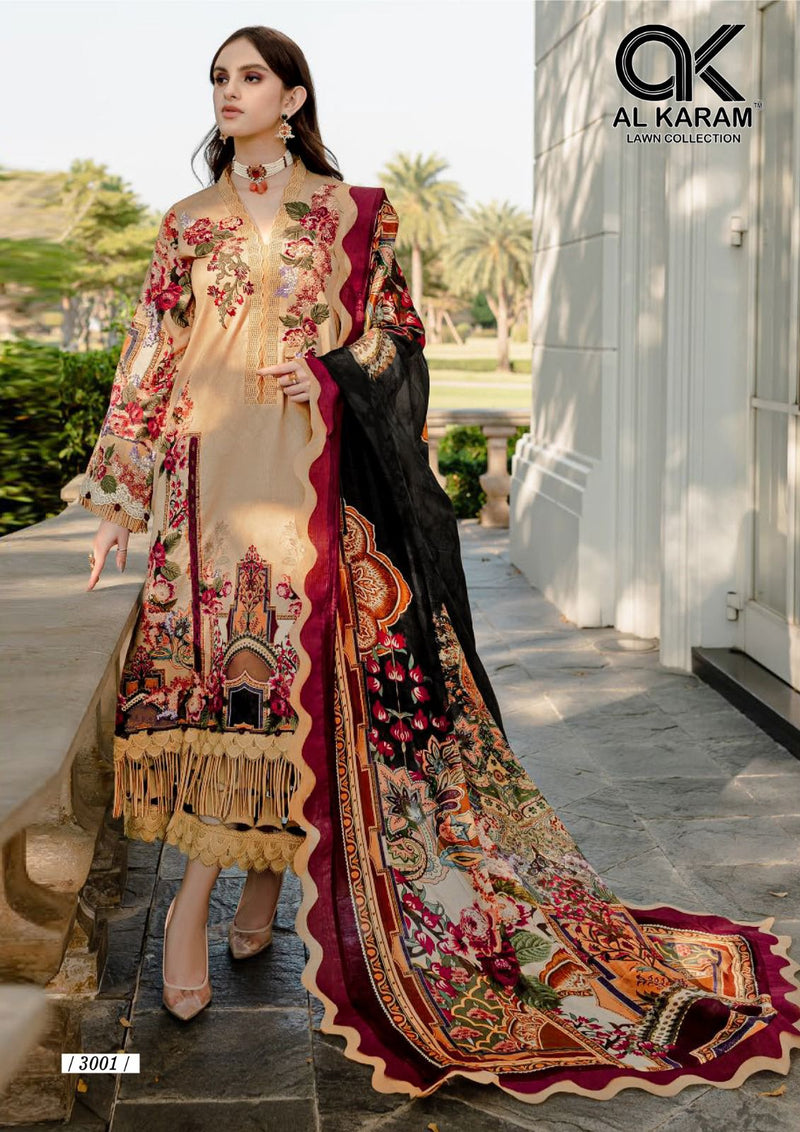 Al Karam Queens Court Vol 3 Cambric Designer Pakistani Salwar Kameez