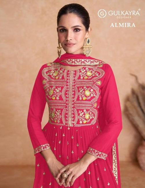 Gulkayra Designer Almirah Georgette Designer Suits Collection