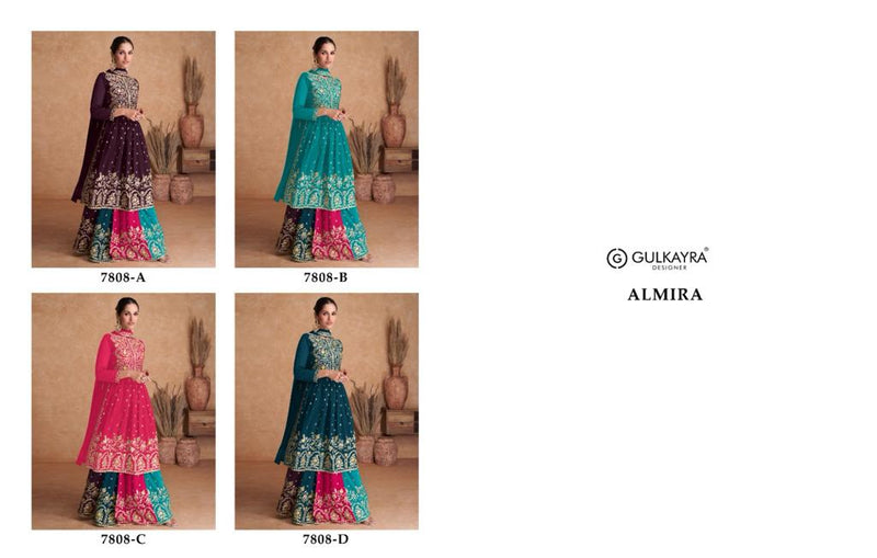 Gulkayra Designer Almirah Georgette Designer Suits Collection