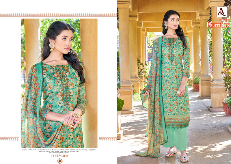 Alok Suit Mumtaz Jam Digital Embroidery Swarovski Diamond Work Daman Embroidery Patch Work Salwar Suits