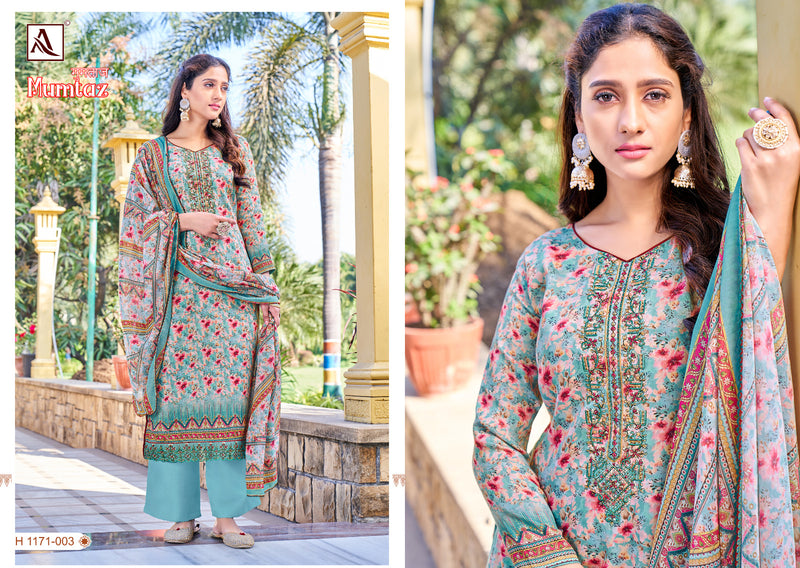 Alok Suit Mumtaz Jam Digital Embroidery Swarovski Diamond Work Daman Embroidery Patch Work Salwar Suits