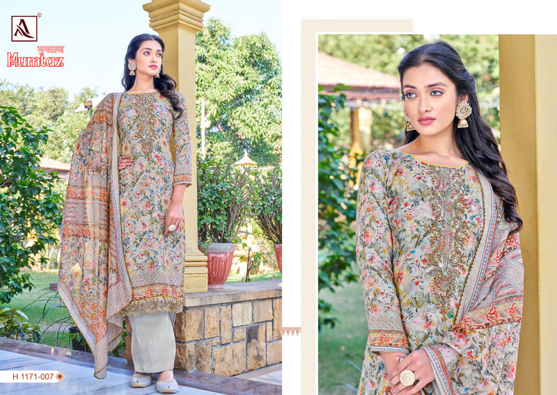 Alok Suit Mumtaz Jam Digital Embroidery Swarovski Diamond Work Daman Embroidery Patch Work Salwar Suits
