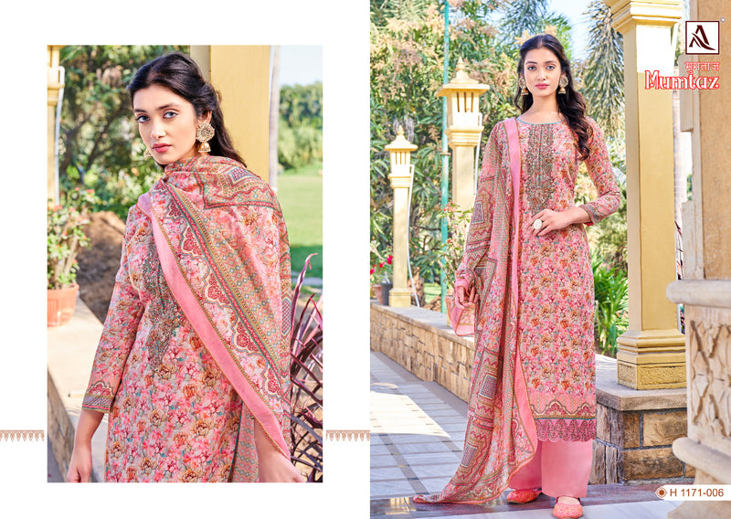 Alok Suit Mumtaz Jam Digital Embroidery Swarovski Diamond Work Daman Embroidery Patch Work Salwar Suits