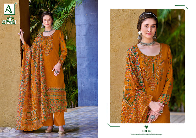 Alok Suit Chand Jam Cotton Designer Printed Embroidery Swarovski Diamond Work Fancy Salwar Kameez